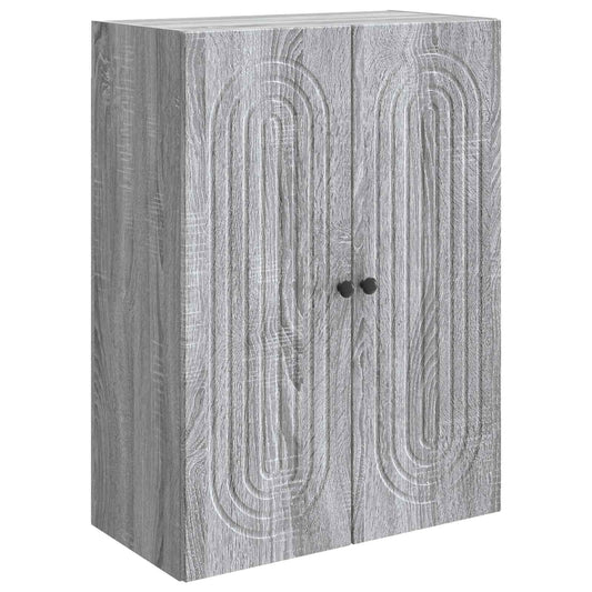 Wall-Mounted Cabinet Grey Sonoma 66 x 34.5 x 90 cm