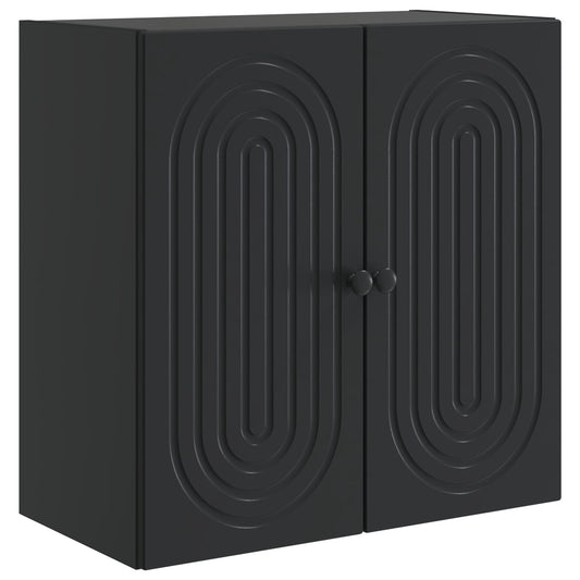 Wall-Mounted Cabinet Black 59 x 31 x 60 cm Engineered Wood