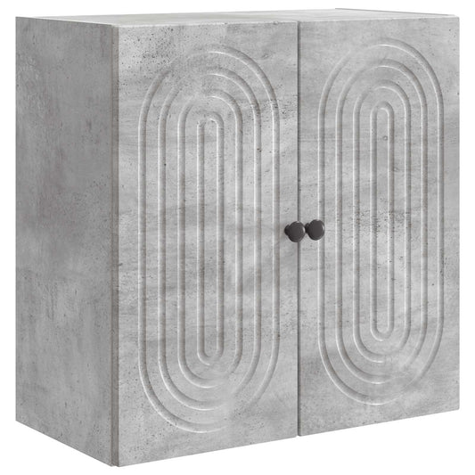 Wall-Mounted Cabinet Concrete Grey 59 x 31 x 60 cm