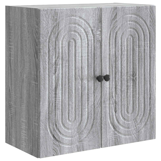 Wall-Mounted Cabinet Grey Sonoma 59 x 31 x 60 cm
