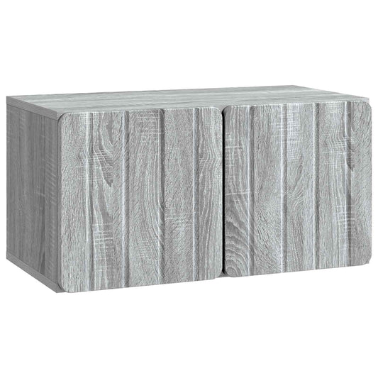 Wall-Mounted TV Cabinet 59.5 x 31 x 30 cm Grey Sonoma