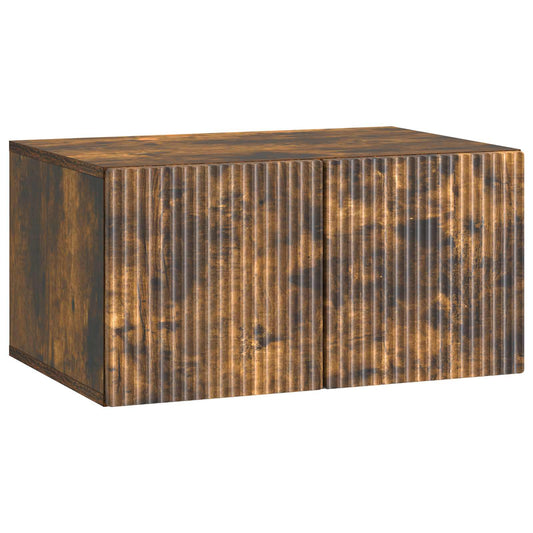 Wall-Mounted TV Cabinet 59.5 x 41 x 30 cm Smoked Oak