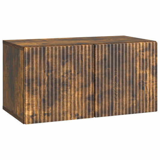 Wall-Mounted TV Cabinet 59.5 x 31 x 30 cm Smoked Oak