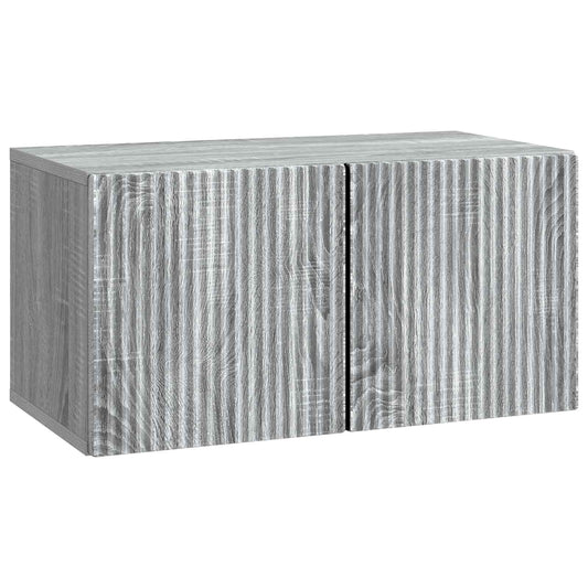 Wall-Mounted TV Cabinet 59.5 x 31 x 30 cm Grey Sonoma