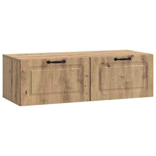 Wall-Mounted TV Cabinet 98 x 41 x 30 cm Artisan Oak