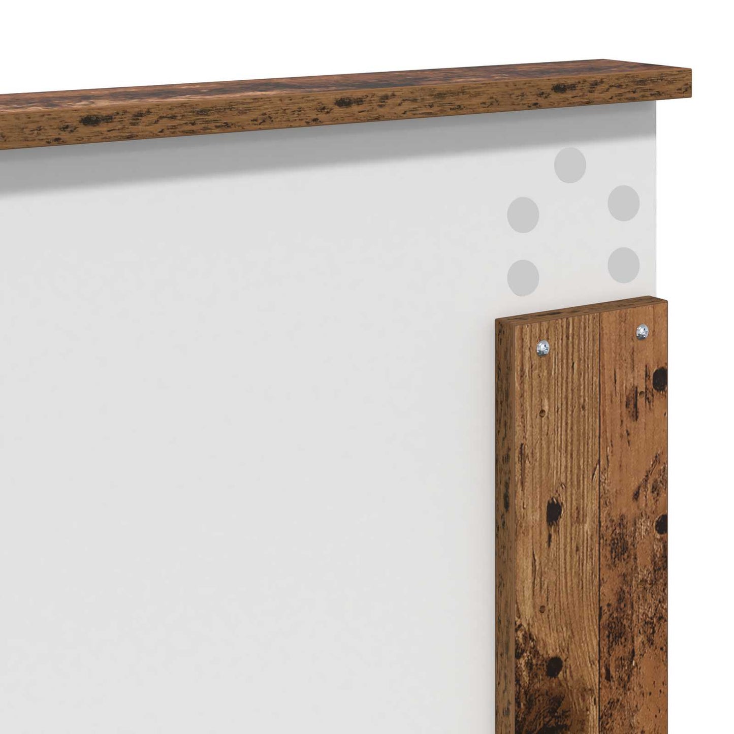 Bed Frame with Drawer Old Wood 150 x 200 cm Solid Pine Wood
