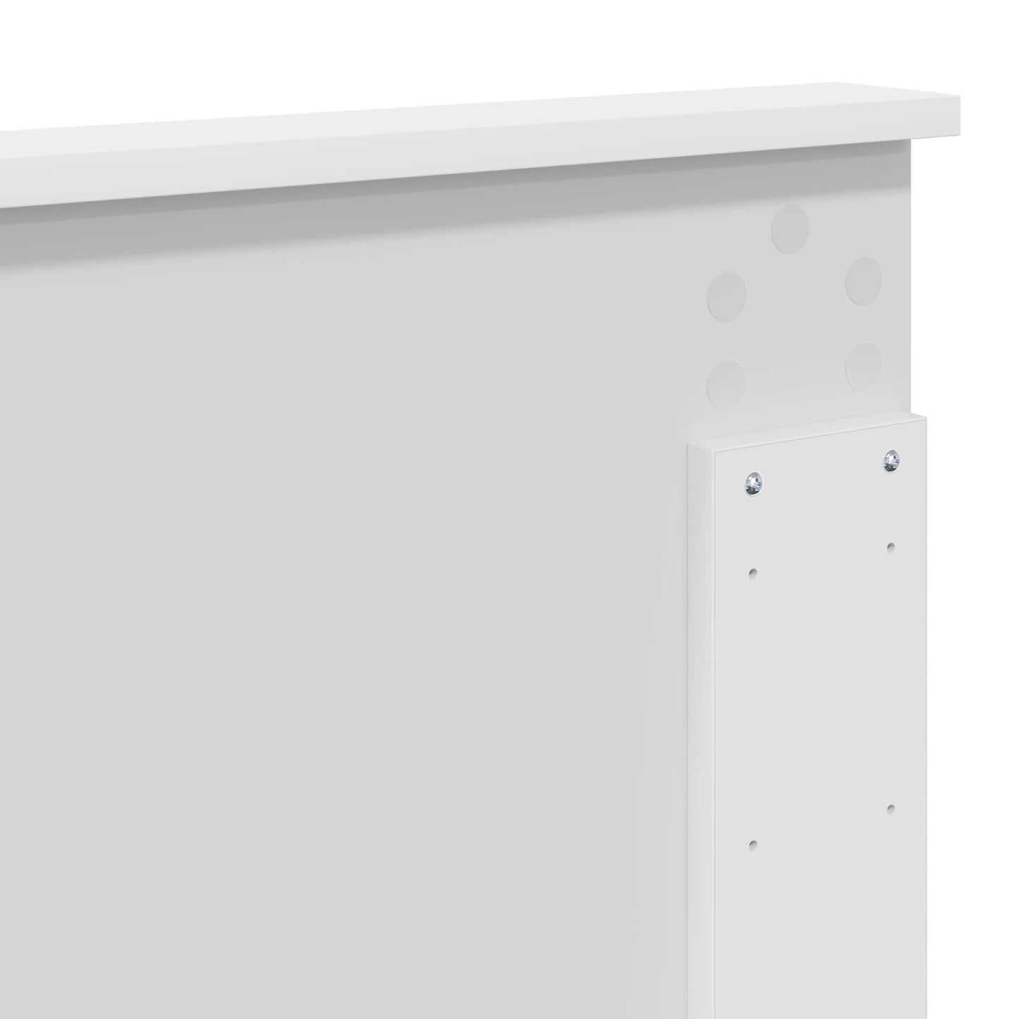 Bed Frame with Headboard White 120 x 190 cm Solid Pine Wood
