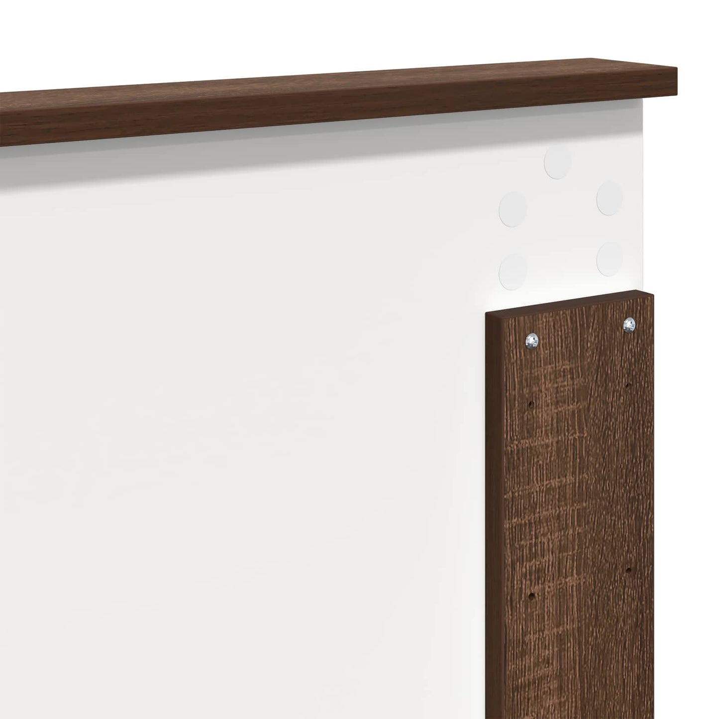 Bed Frame with Headboard Brown Oak 120 x 200 cm Solid Pine Wood