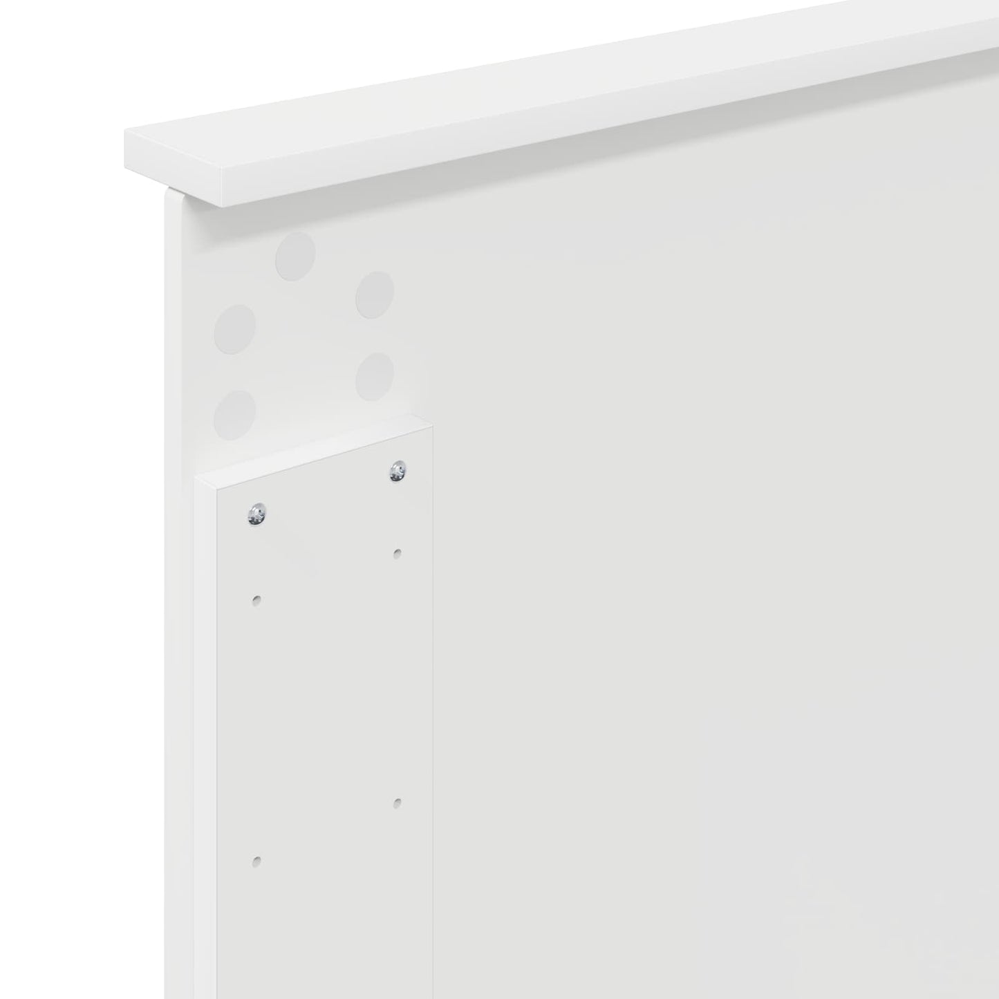 Bed Frame with Headboard White 100 x 200 cm Solid Pine Wood
