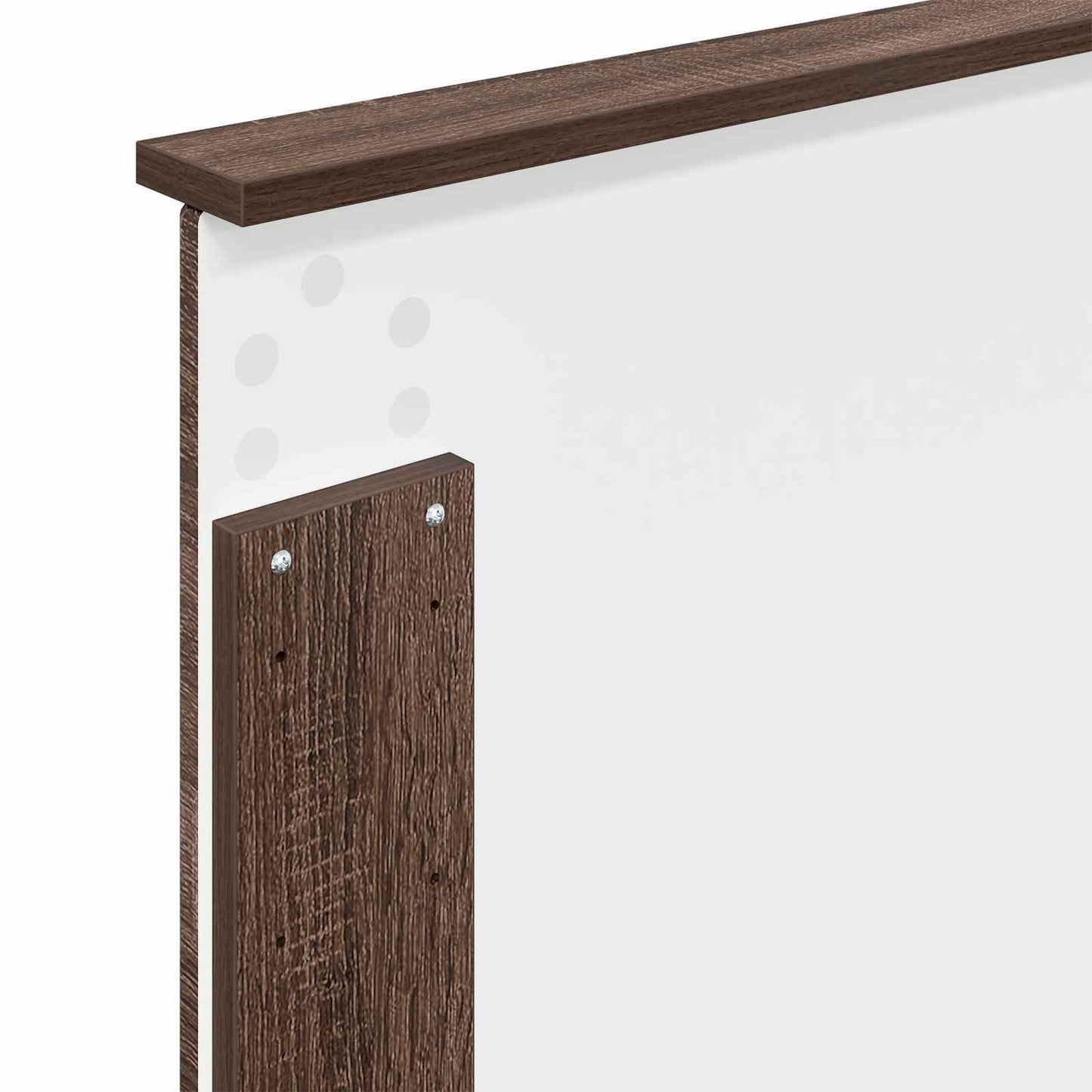 Bed Frame with Drawer Brown Oak 100 x 200 cm Solid Pine Wood