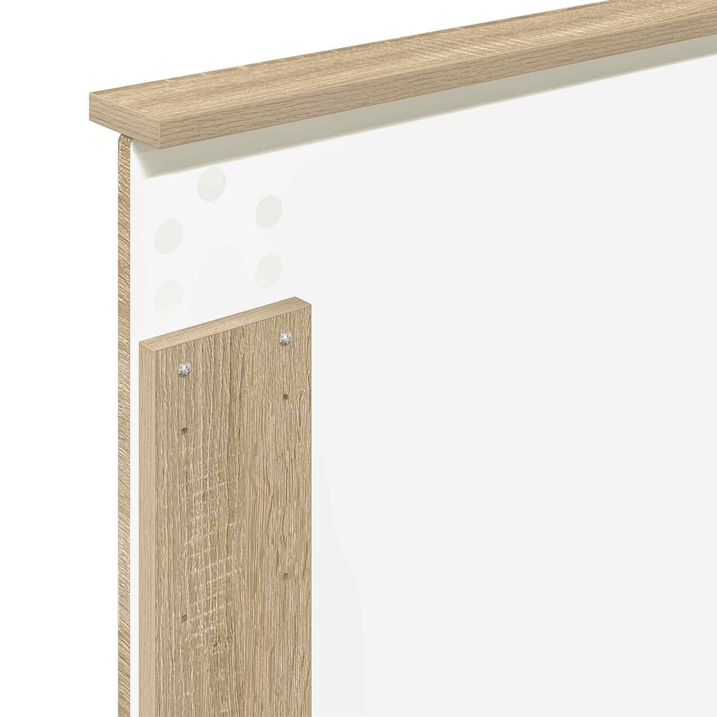 Bed Frame with Headboard Sonoma 90 x 190 cm Solid Pine Wood