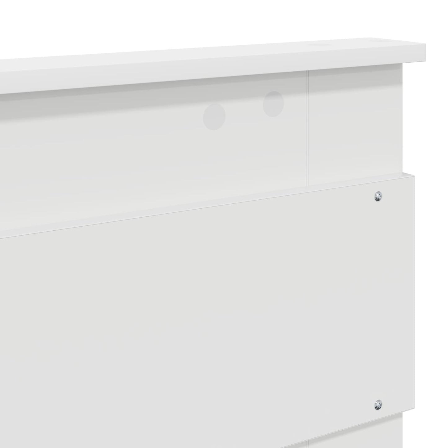 Bed Frame with Headboard White 160 x 200 cm Solid Pine Wood