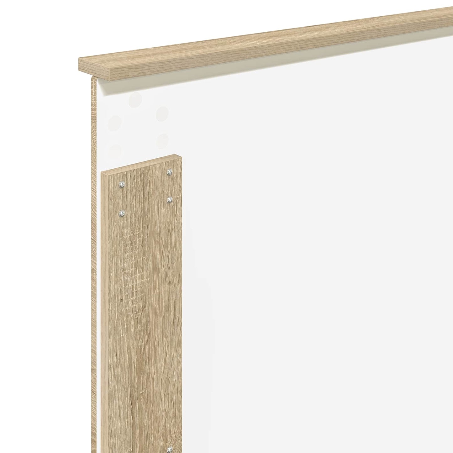 Bed Frame with Headboard Sonoma 90 x 190 cm Solid Pine Wood