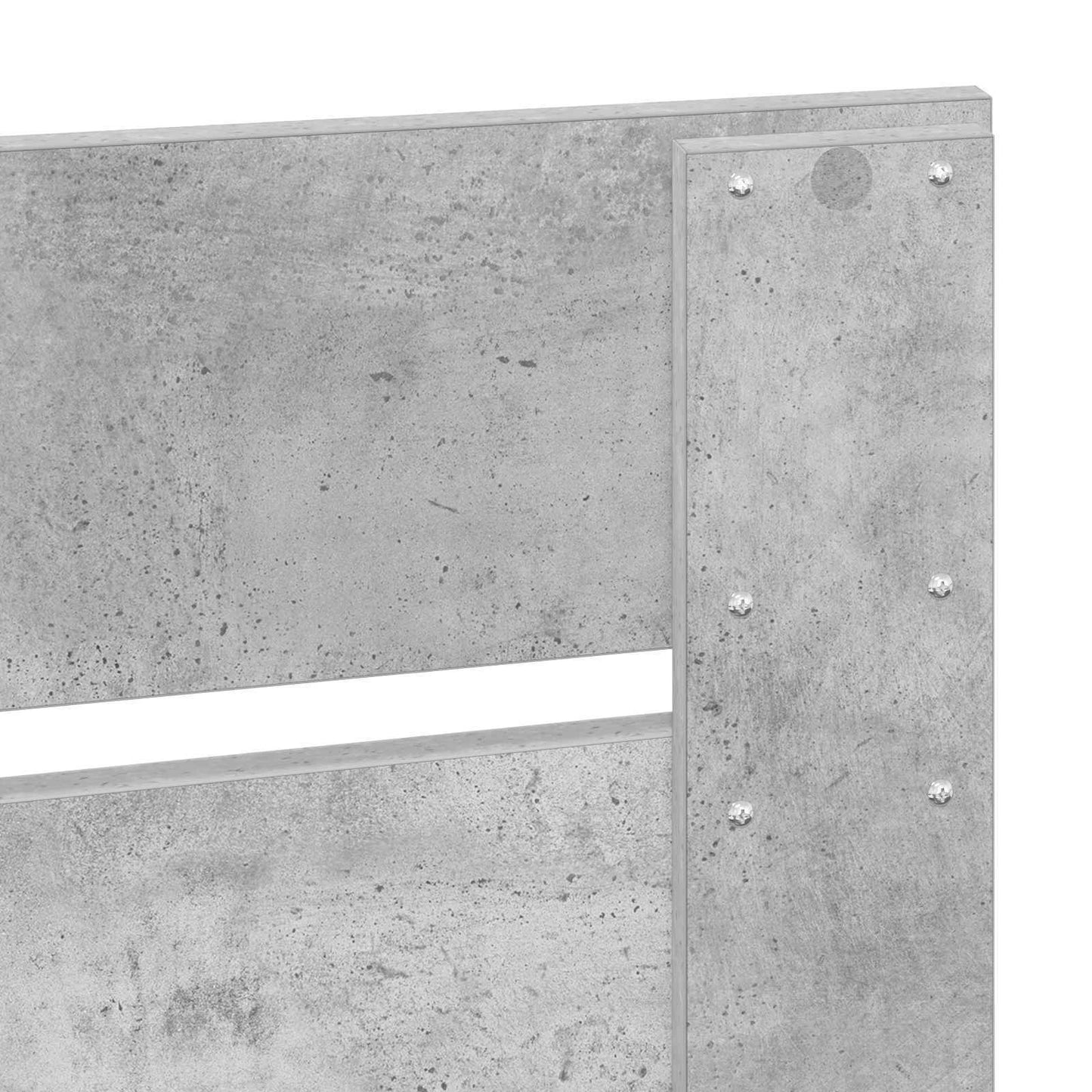 Bed Frame Concerte Grey 75 x 190 cm Solid Pine Wood