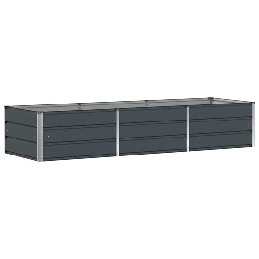 Planter Anthracite 240 x 80 x 45 cm Steel