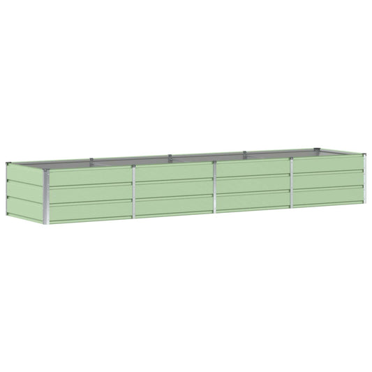 Planter Green 320 x 80 x 45 cm Steel