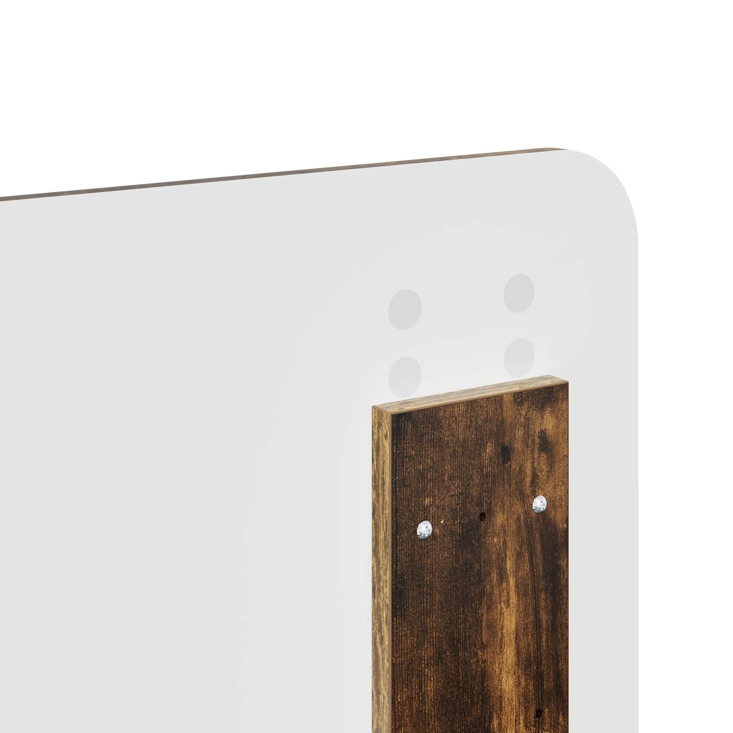 Bed Frame Smoked Oak 200 x 200 cm Solid Pine Wood