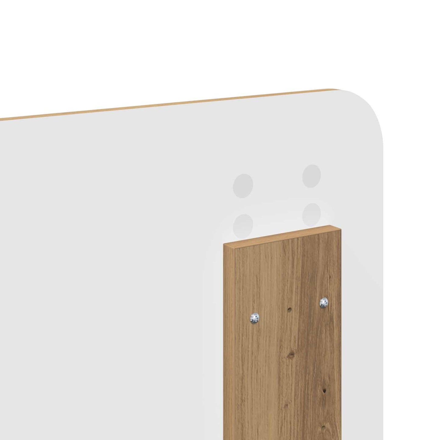 Bed Frame Artisian Oak 150 x 200 cm Solid Pine Wood