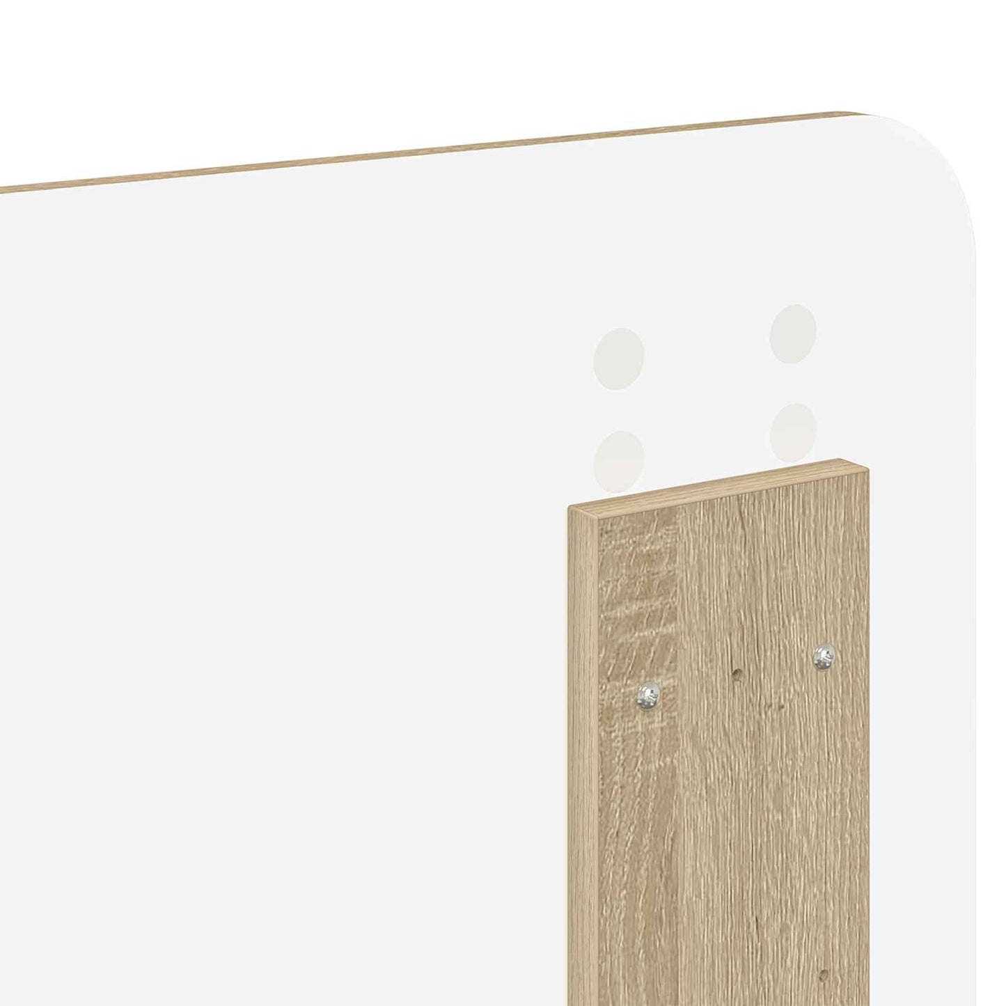 Bed Frame with Headboard Sonoma 120 x 200 cm Solid Pine Wood