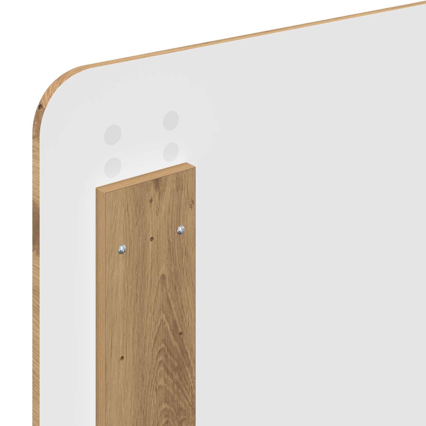 Bed Frame Artisian Oak 100 x 200 cm Solid Pine Wood