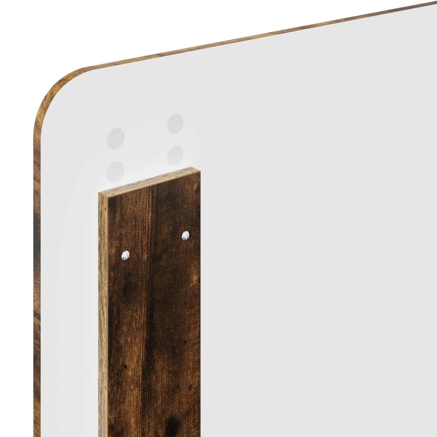 Bed Frame with Headboard Smoked Oak 75 x 190 cm Solid Pine Wood