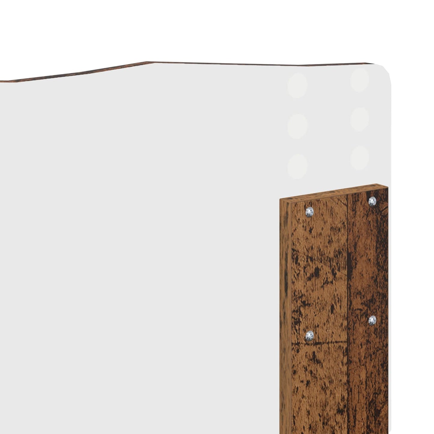 Bed Frame with Headboard Old Wood 120 x 200 cm Solid Pine Wood