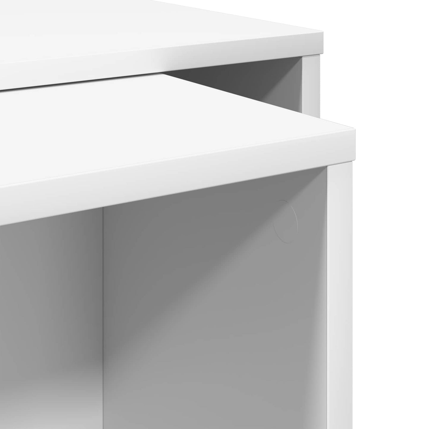 Coffee Table Set 2 pcs White 90 x 48 x 40 cm Engineered Wood