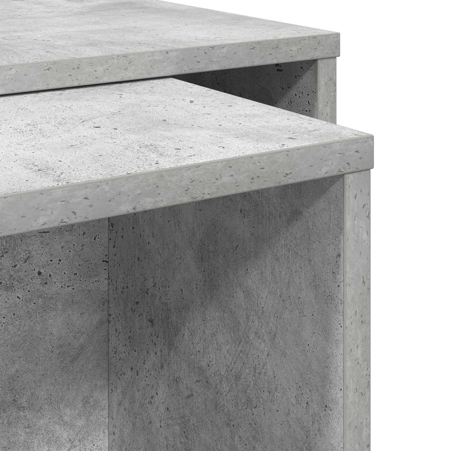 Coffee Table Set 2 pcs Concrete Grey 90 x 48 x 40 cm