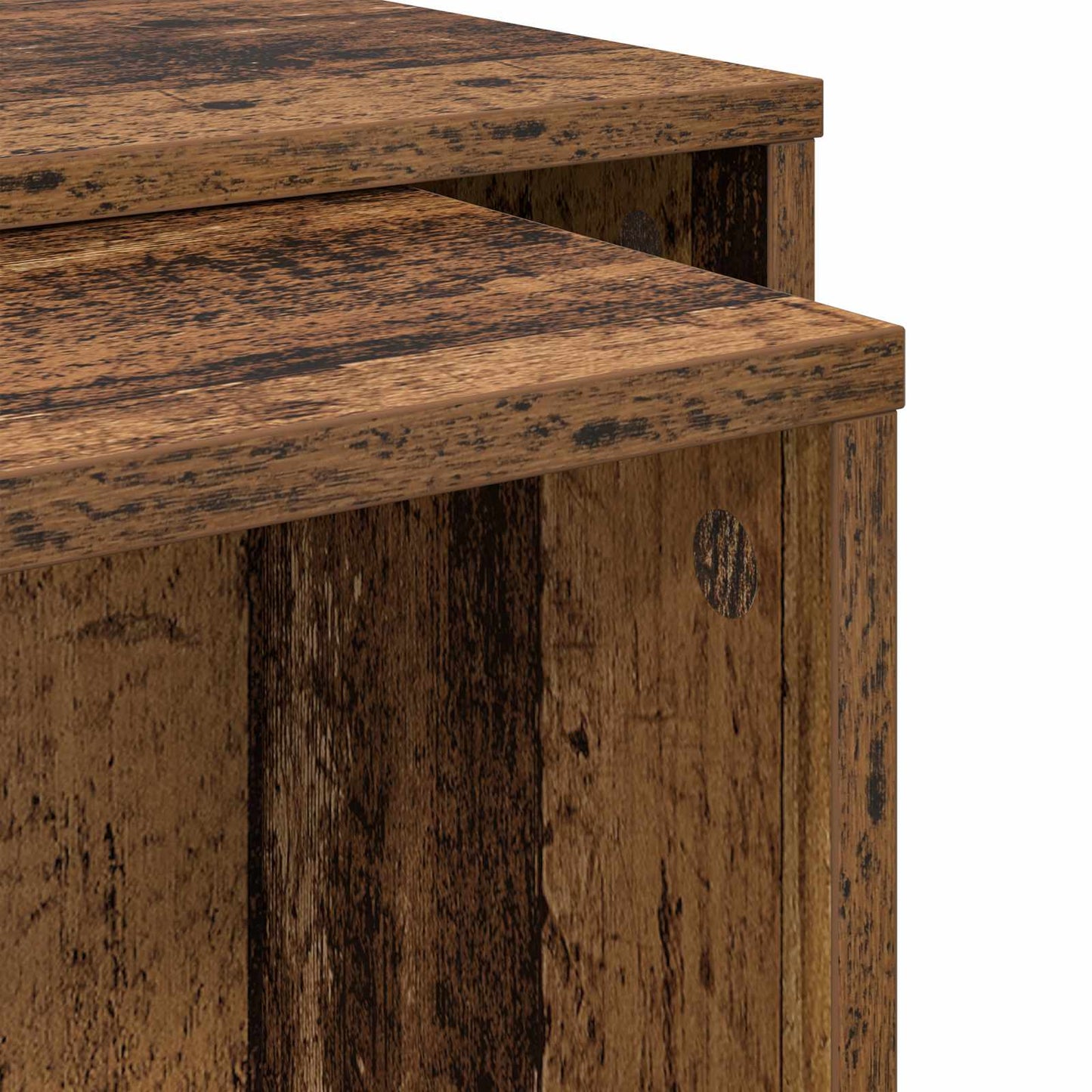 Coffee Table Set 2 pcs Old Wood 90 x 48 x 40 cm Engineered Wood
