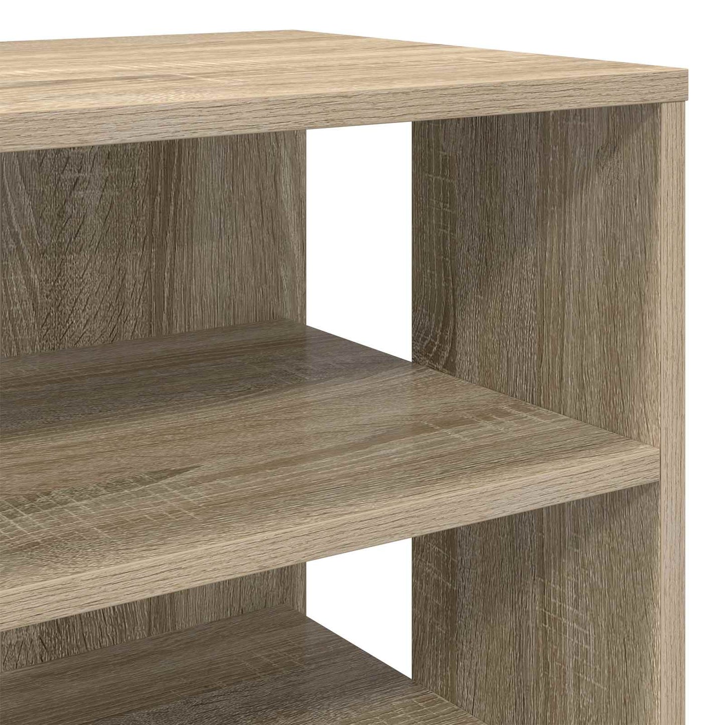 Shoe Cabinet 2 pcs 62 x 35 x 100 cm Engineered Wood Sonoma Oak