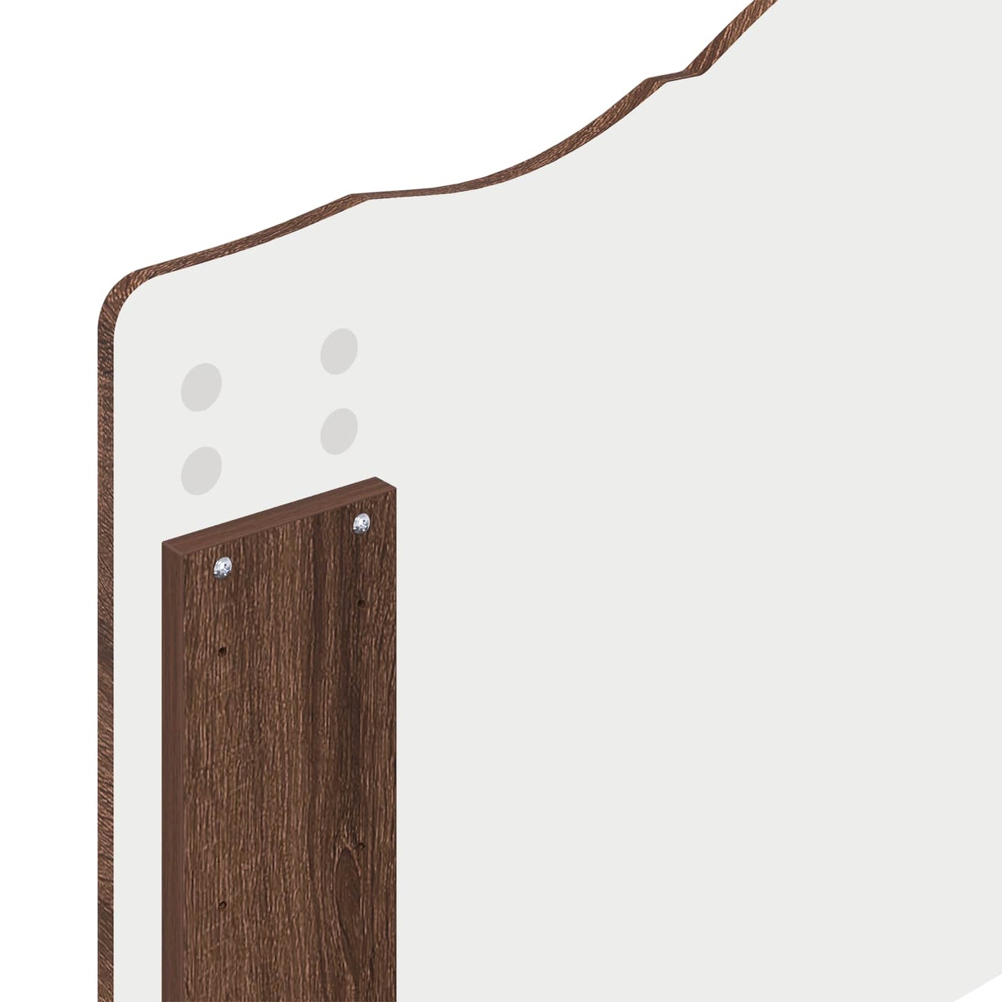 Bed Frame with Headboard Brown Oak 90 x 200 cm Solid Pine Wood