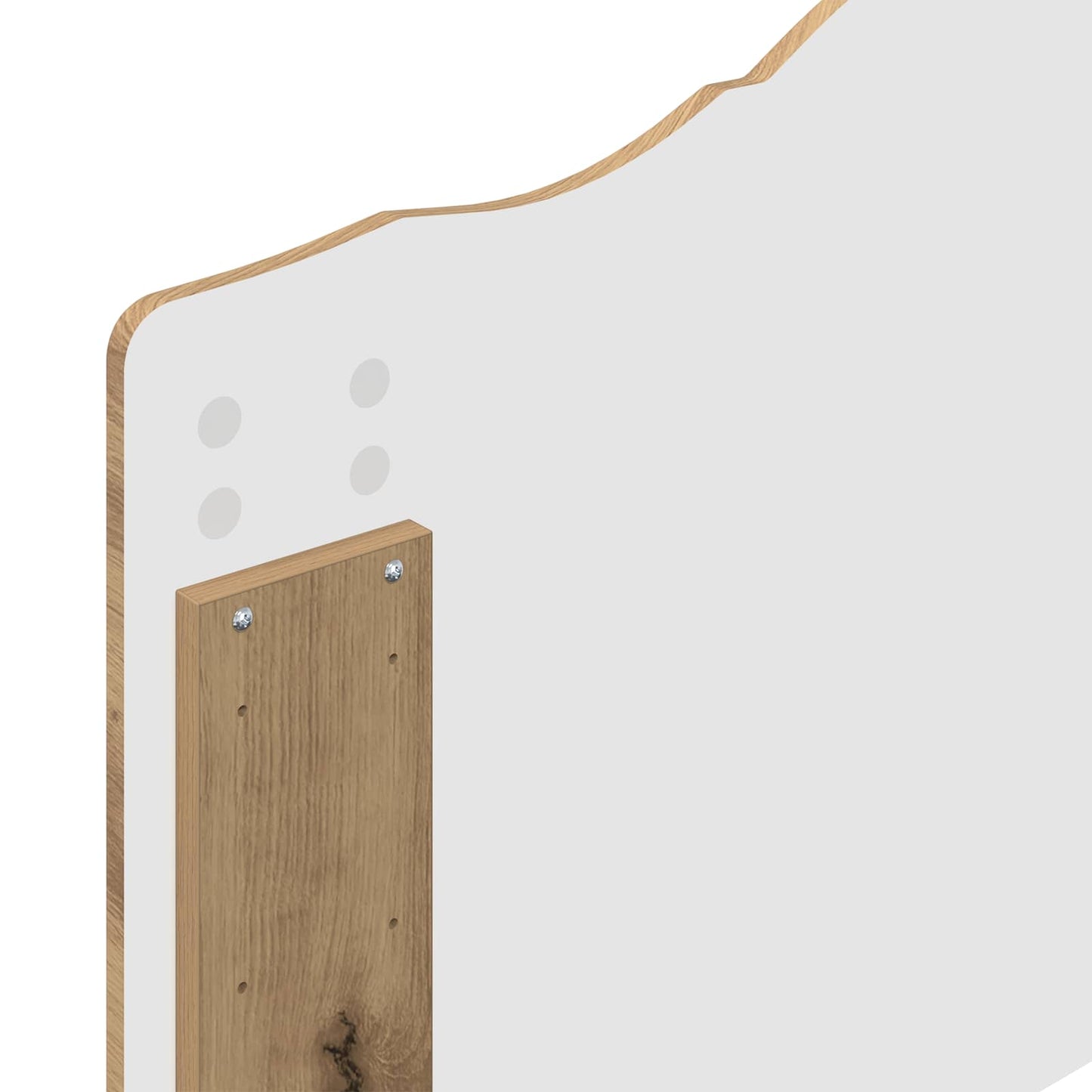Bed Frame Artisian Oak 75 x 190 cm Solid Pine Wood
