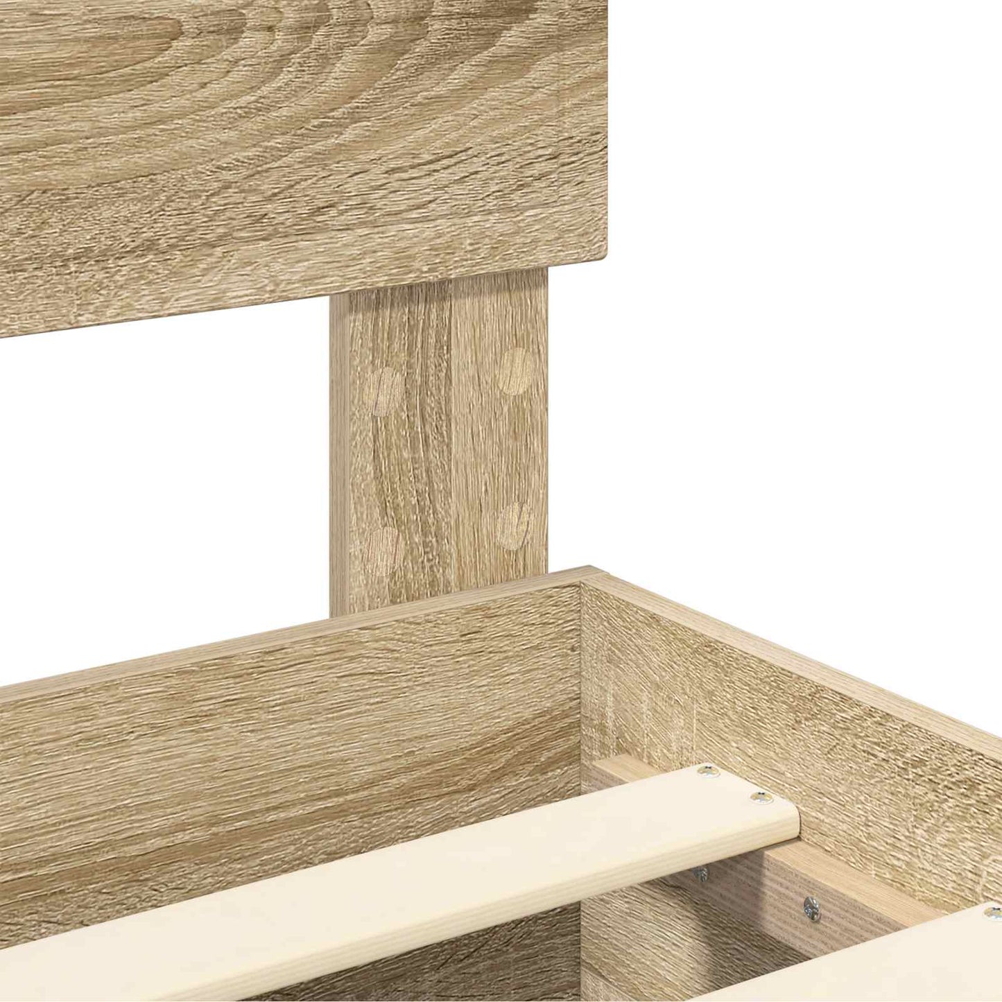 Bed Frame with Drawer Sonoma Oak 120 x 200 cm Engineered Wood