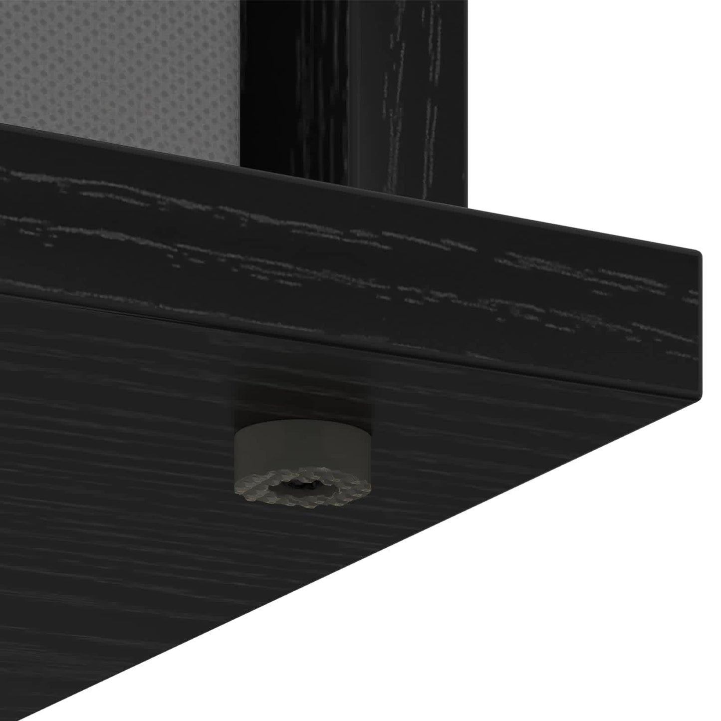 TV stand with Drawer Black Oak 79 x 40 x 48 cm