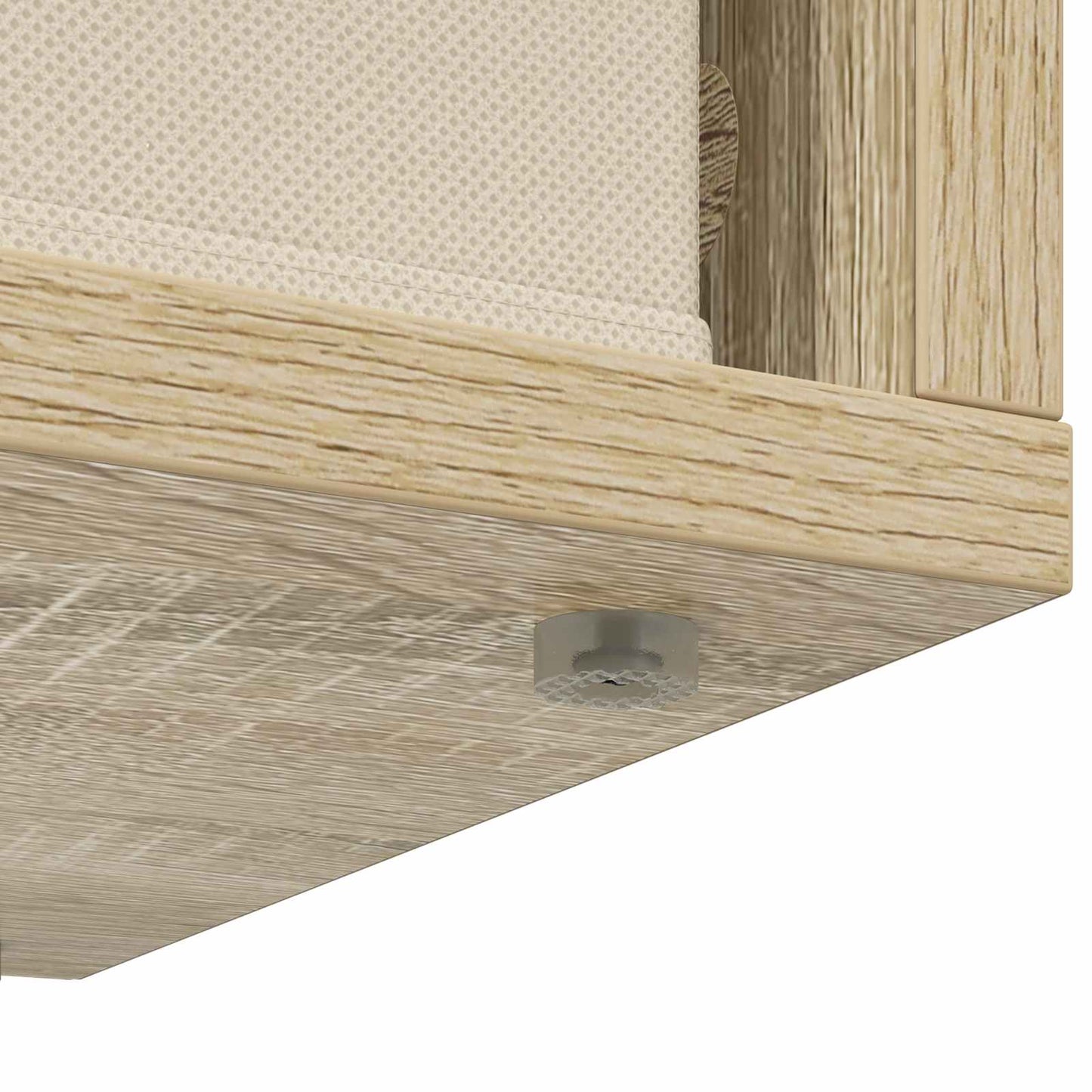 Lowboard with Drawer Sonoma Oak 87 x 27.5 x 43 cm