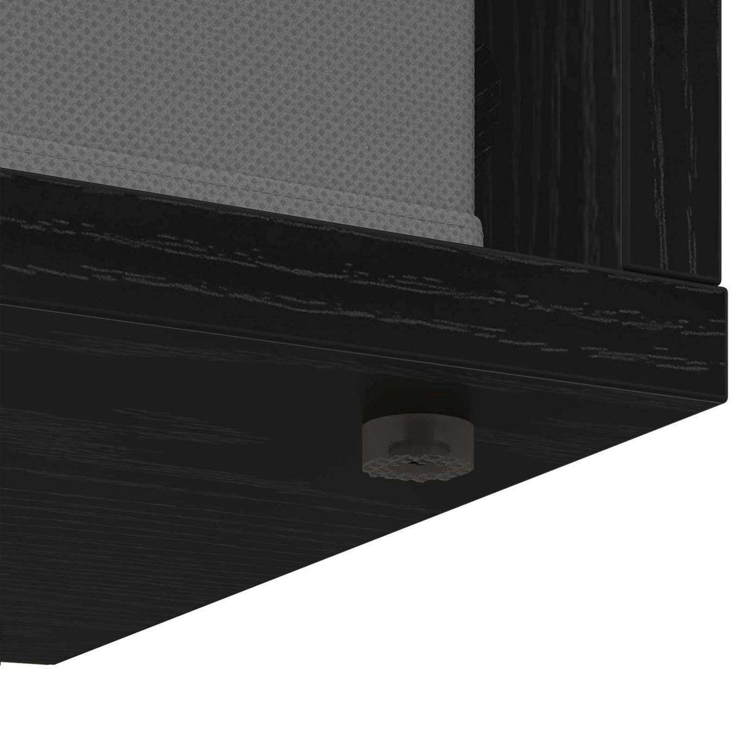 Lowboard with Drawer Black Oak 102 x 32 x 48.5 cm