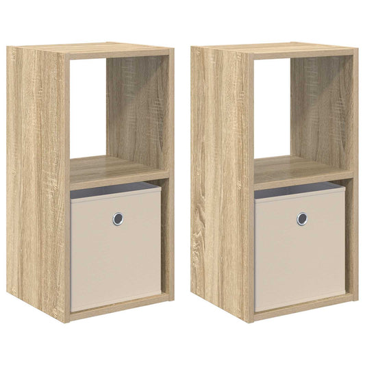 Bedside Table 2 pcs Sonoma Oak 30.5 x 27 x 59.5 cm
