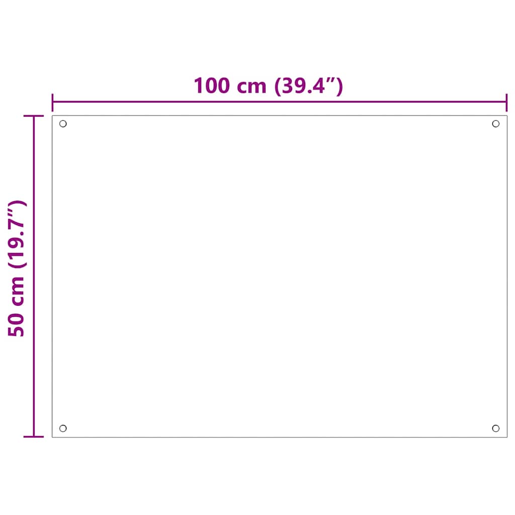Kitchen Backsplash 2 pcs White 100 x 50 cm Tempered Glass