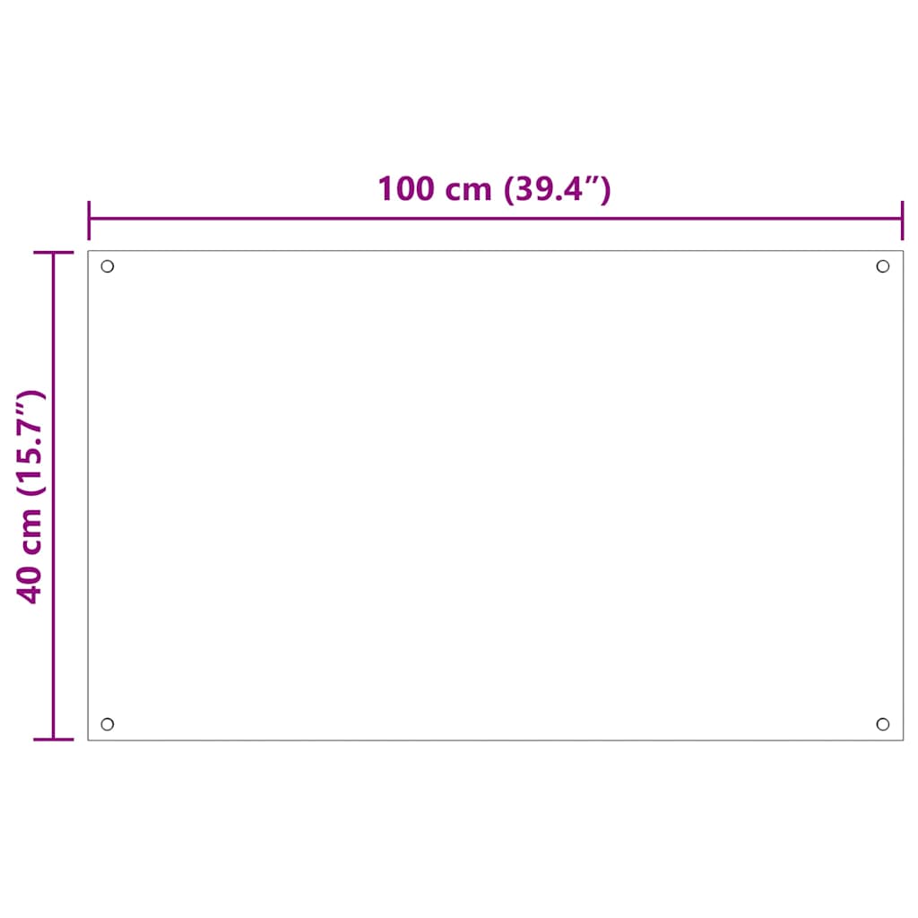 Kitchen Backsplash 2 pcs Black 100 x 40 cm Tempered Glass