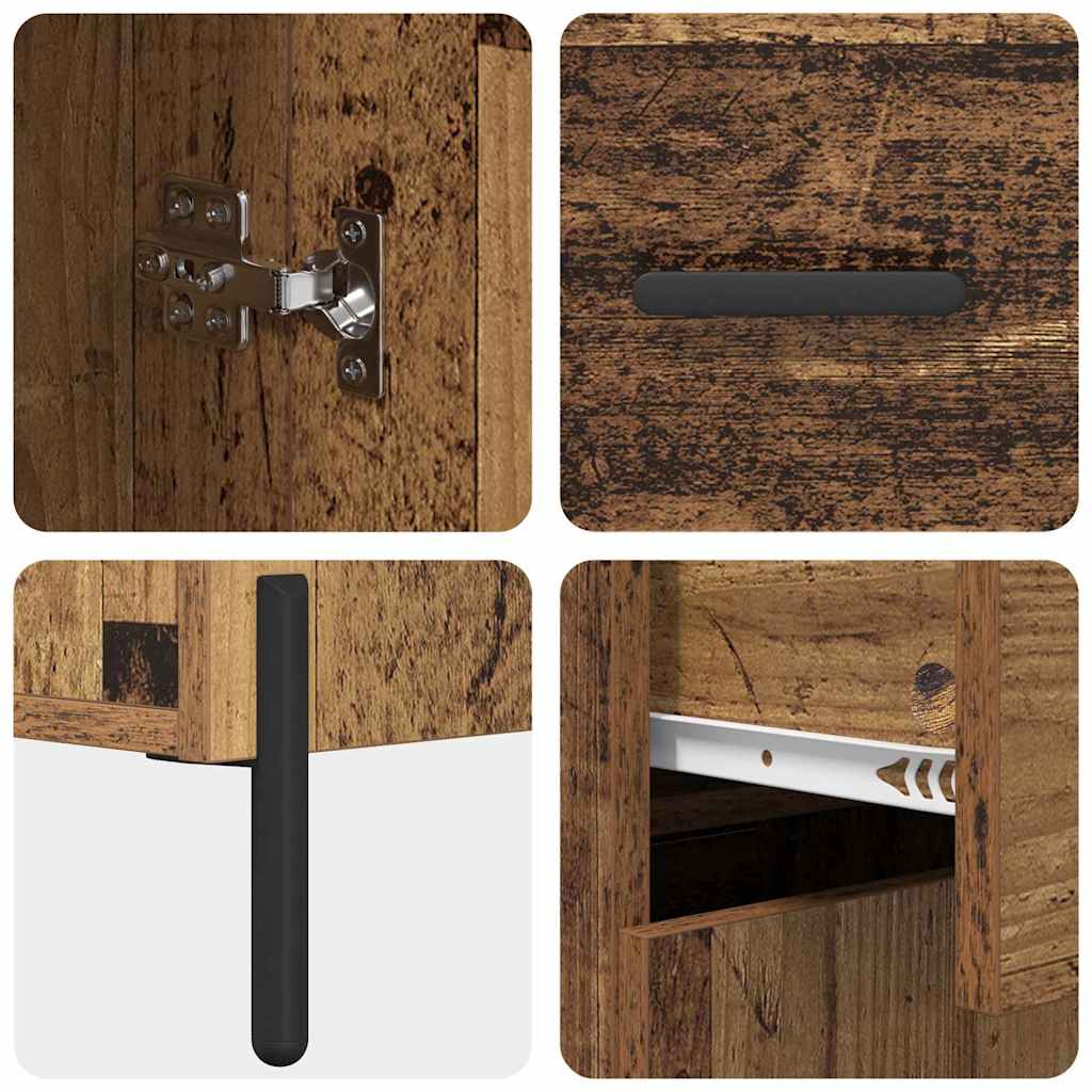 Highboard Old Wood 69.5 x 34 x 180 cm Engineered Wood