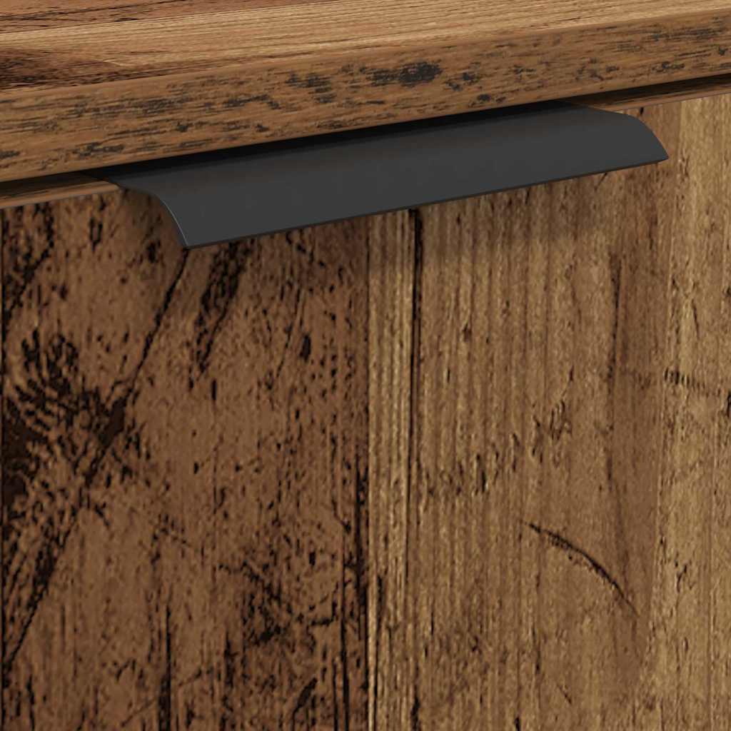 Bathroom Cabinet Set 3 pcs Old Wood Engineered Wood