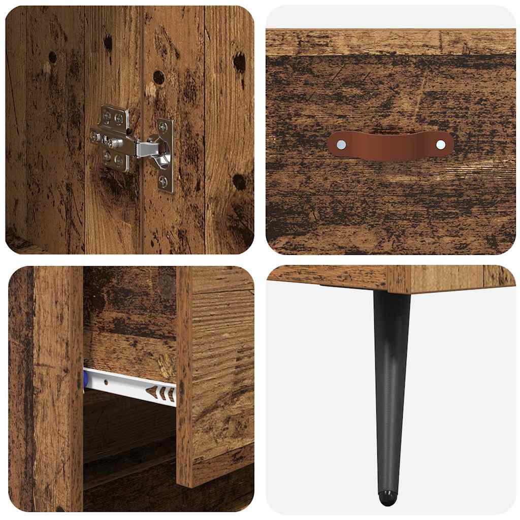 Highboard Old Wood 69.5 x 34 x 180 cm Engineered Wood