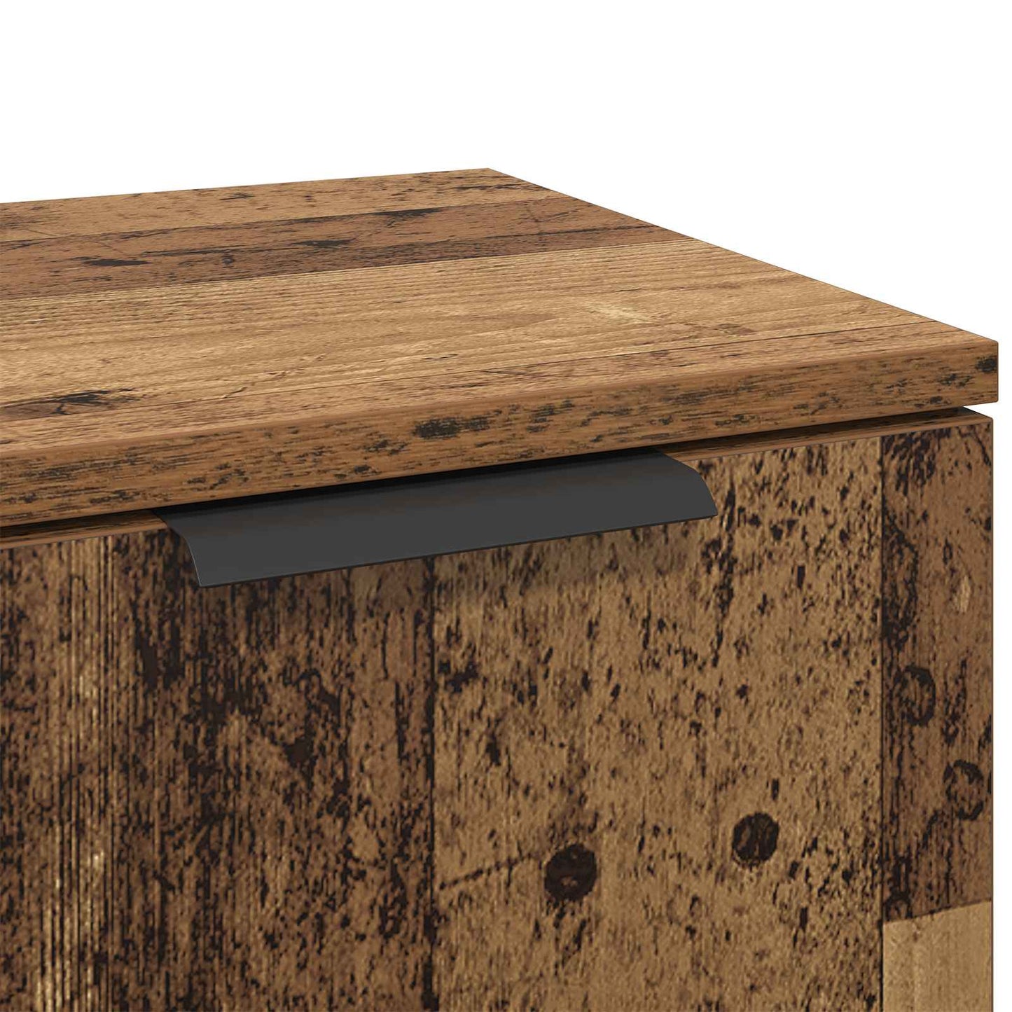 Sideboard 3 pcs Old Wood 120 x 30 x 70 cm Engineered Wood