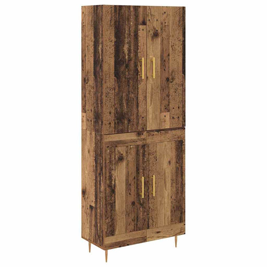 Highboard Old Wood 69.5 x 34 x 180 cm Engineered Wood