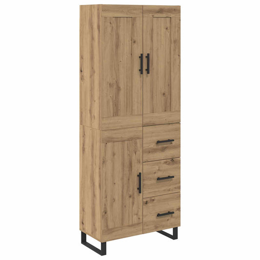 Highboard 2 pcs Artisan Oak 69.5 x 34 x 180 cm