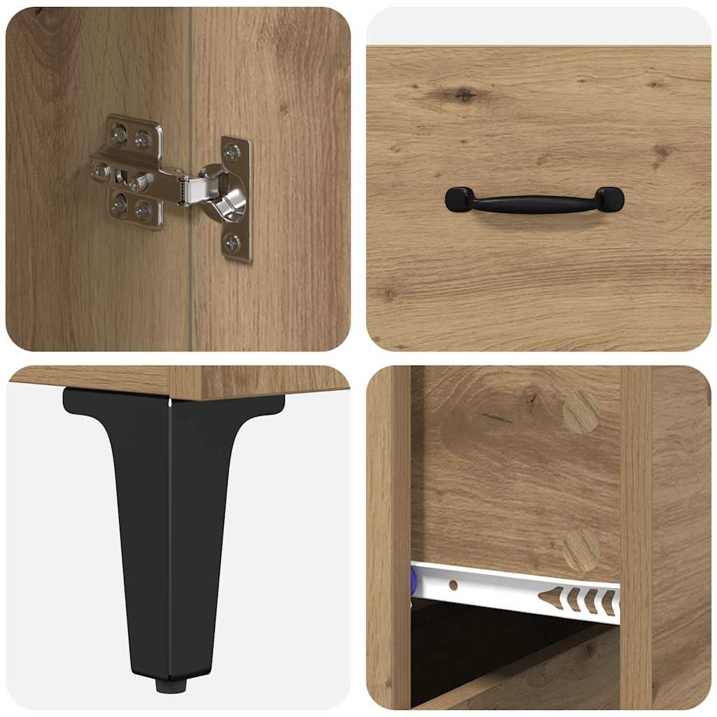 Highboard Artisan Oak 69.5 x 34 x 180 cm Engineered Wood