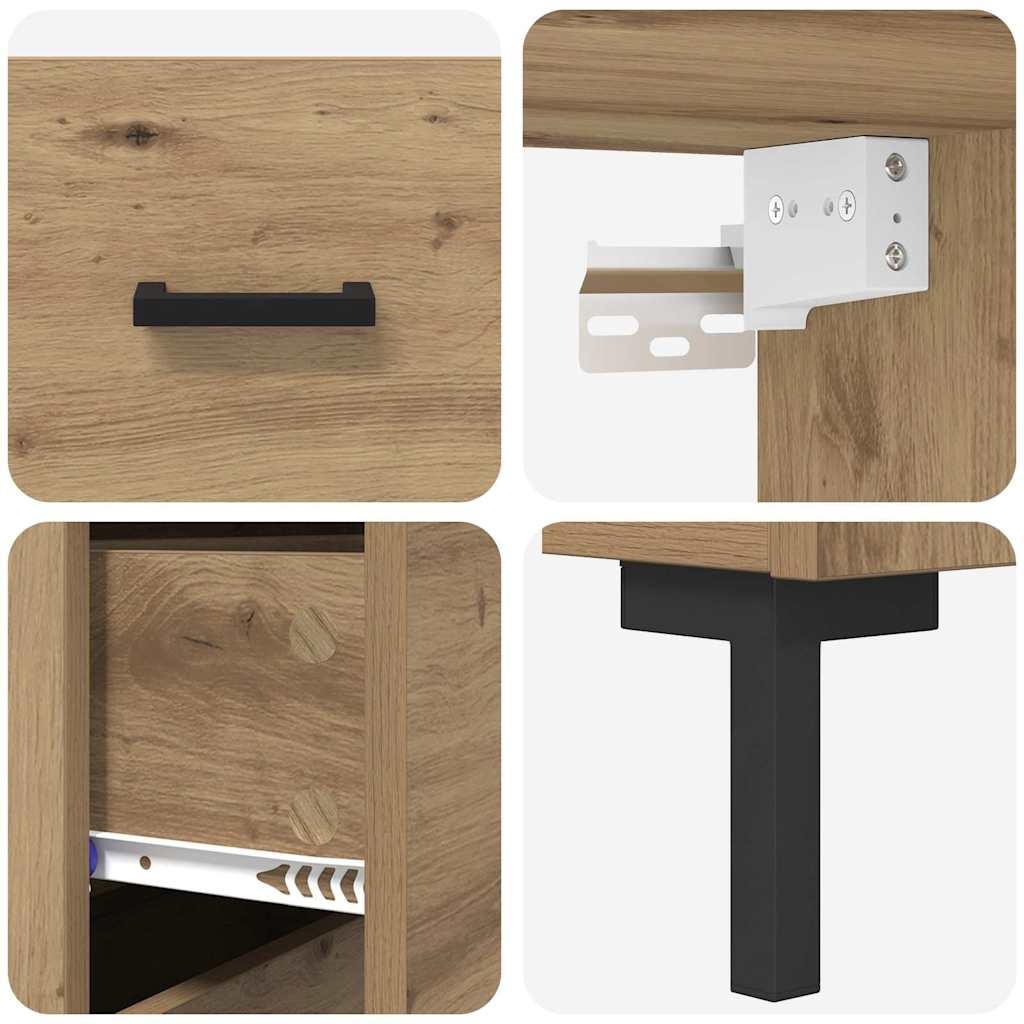 Highboard Artisan Oak 69.5 x 34 x 180 cm Engineered Wood