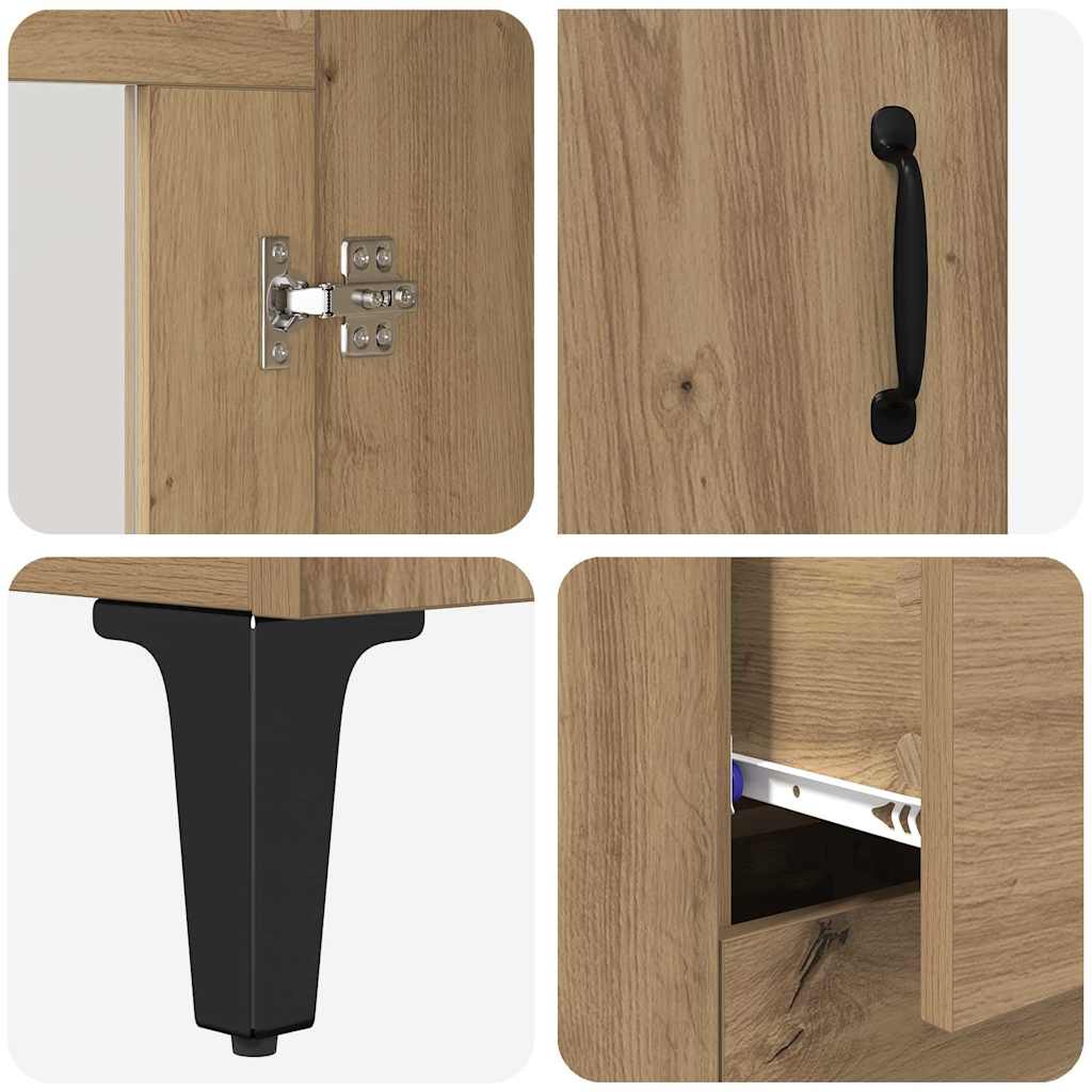 Highboard Artisan Oak 69.5 x 34 x 180 cm Engineered Wood