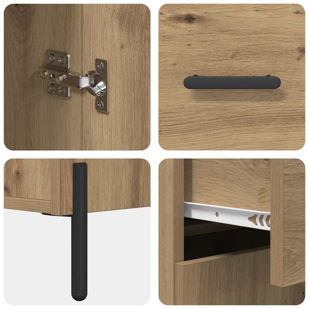 Highboard Artisan Oak 69.5 x 34 x 180 cm Engineered Wood