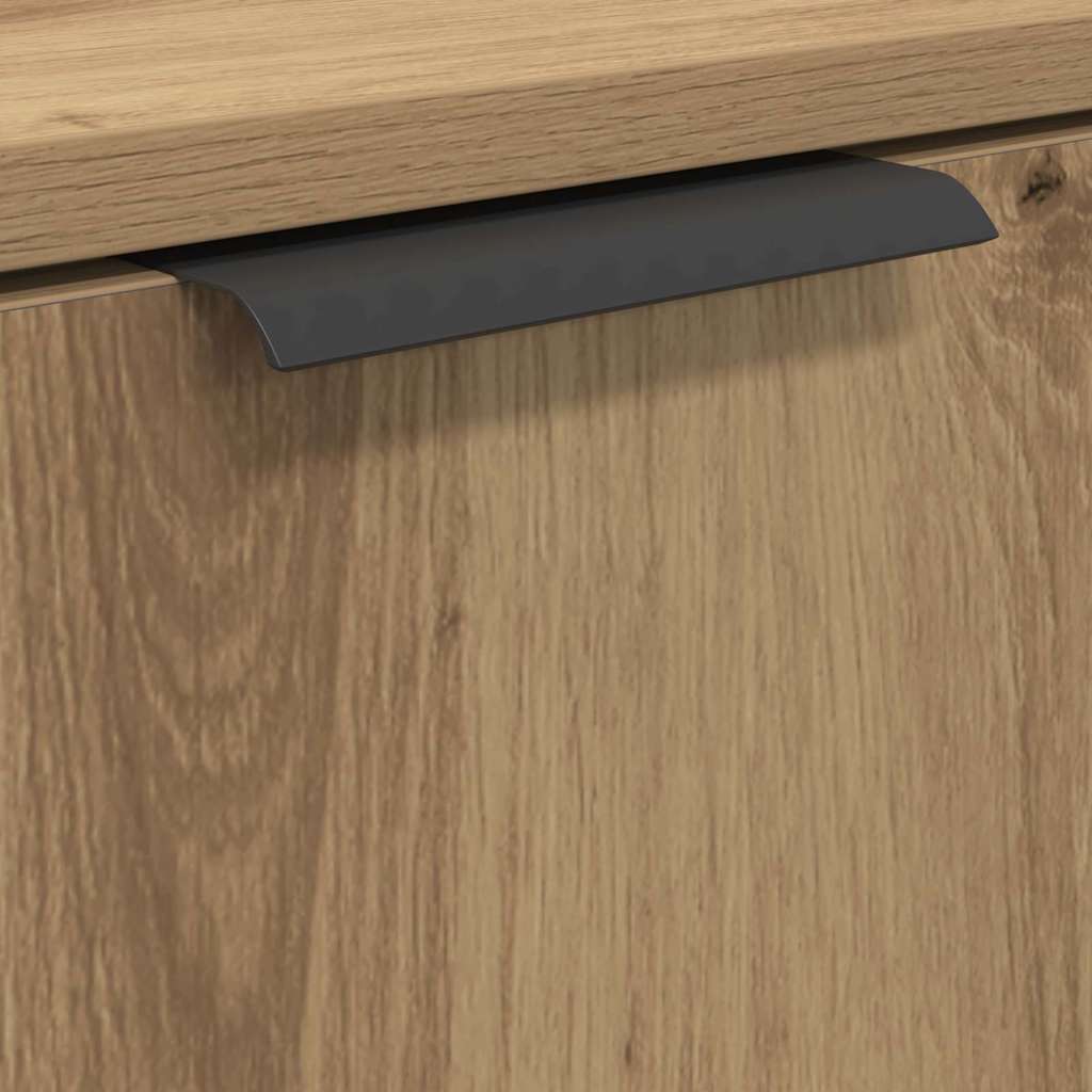 Bathroom Cabinet Set 3 pcs Artisan Oak Engineered Wood